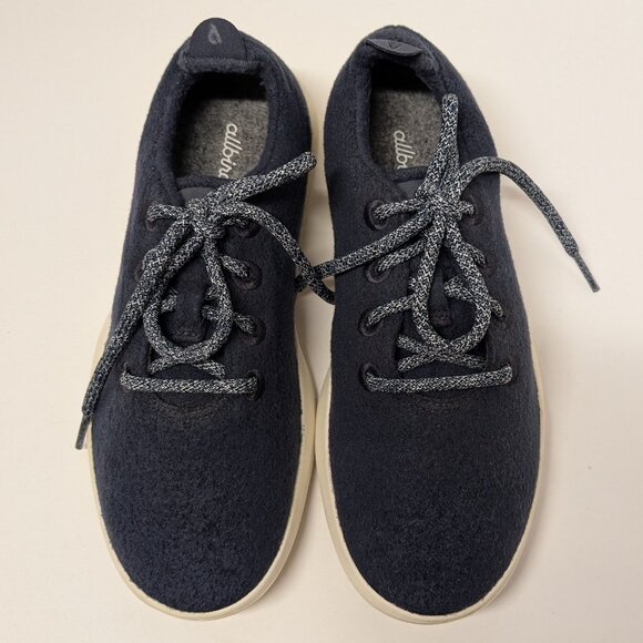 Allbirds Wool Runners in Tuke Midnight (Cream Sole) - Picture 6 of 16